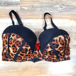 Parfait leopard pinup bra 36G